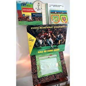 Cadaco FOTO-Electric Football National Football HOF Game Complete Works 1970